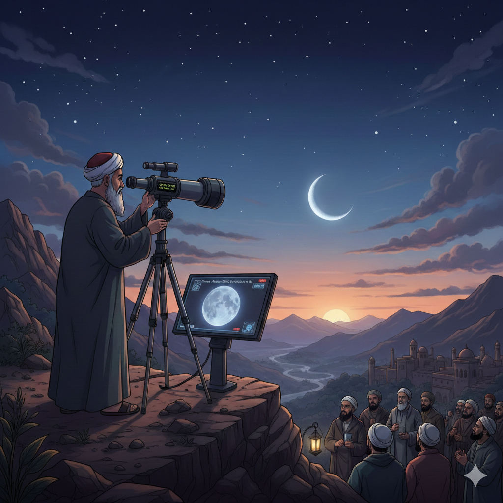 SAMBUT RAMADAN 2026: Sidang Isbat akan dilakukan pada pertengahan Februari 2026. (Gemini)