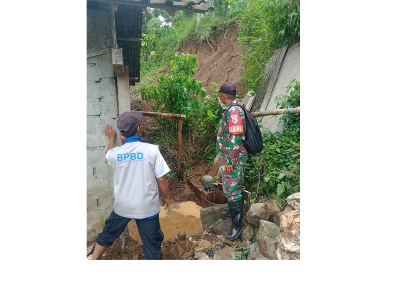 MENINGKAT: Bencana tanah longsor terjadi di Desa Pait, Kecamatan Kasembon, 22 Januari lalu. Itu menjadi satu dari 248 kejadian yang dicatat BPBD selama bulan Januari.
