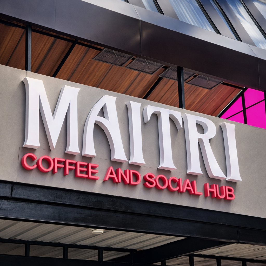 SIMPANG BALAPAN: Maitri Coffe &amp; Social Hub menjadi destinasi kuliner baru bagi anak muda Kota Malang yang wajib dikunjungi. (Instagram: officialmaitri.id)