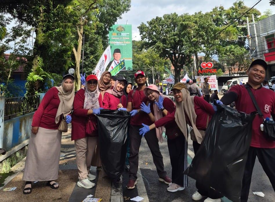 SEMANGAT: Kegiatan Peduli SMK Swasta Kota Malang untuk Harlah 1 Abad NU.