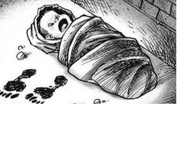 Ilustrasi membuang bayi