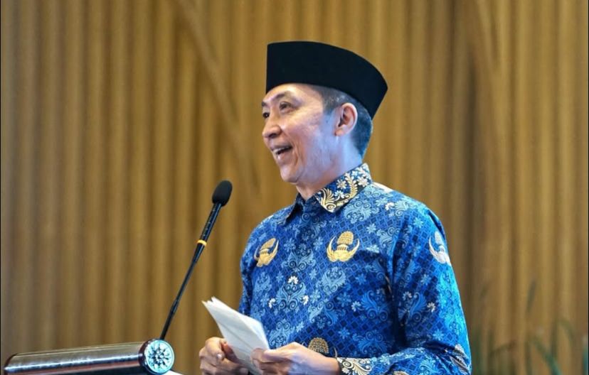 Wali Kota Bogor Dedie A Rachim melantik ratusan pejabat di Plaza Balai Kota Bogor sebagai bagian dari rotasi besar jajaran Pemkot, Rabu (11/2). (Sumber : Instagram @walikotabogor).