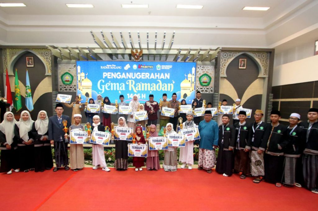 PANUTAN: Para Juara Terbaik Gema Ramadan 1446 H di UNISMA, pada 2025 lalu.