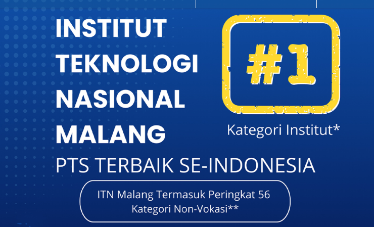Simak berbagai jalur pendaftaran mahasiswa baru di Institut Teknologi Nasional Malang. (Website ITN Malang)