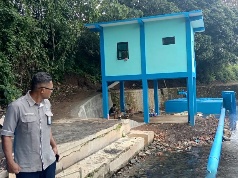 TAMBAH PASOKAN: SPAM Sumber Wadon di Desa Putukrejo, Kecamatan Gondanglegi, bisa mendistribusikan air ke 2.000 pelanggan. Perumda Tirta Kanjuruhan for Radar Malang.