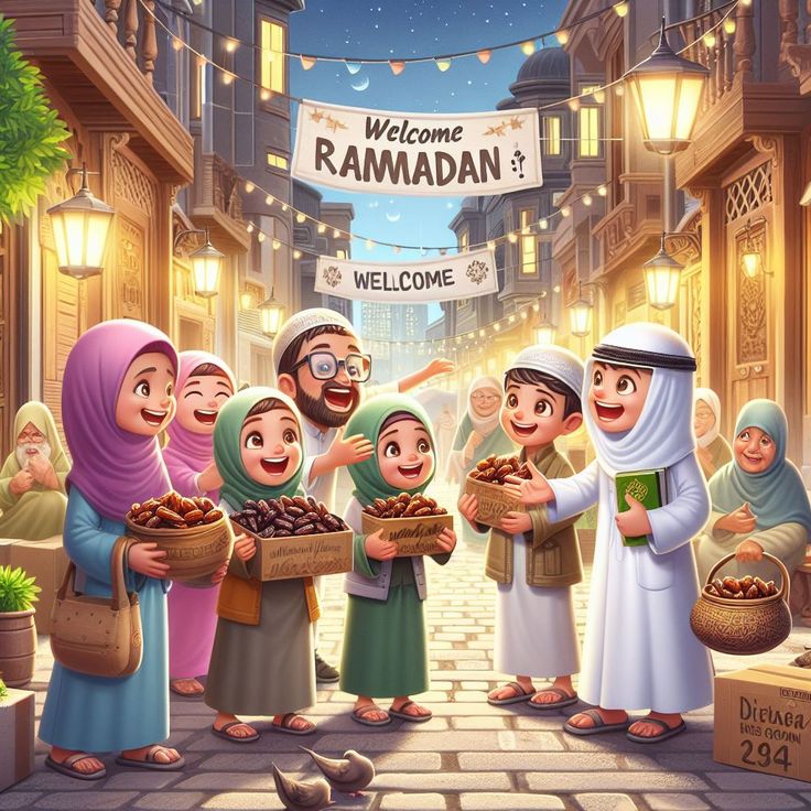 Ilustrasi Ramadan (Pinterest)