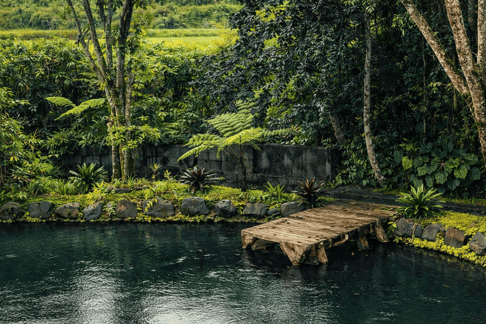 MENENANGKAN: Telaga Madiredo dijuluki sebagai Ubudnya Malang, memiliki kejernihan telaga yang dapat dinikmati wisatawan. (Instagram: @telagamadiredo_)