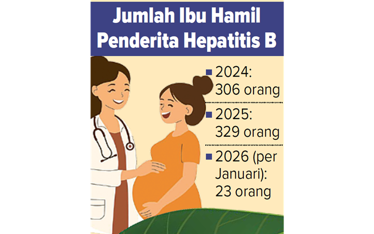 Grafis Jumlah Ibu Hamil Penderita Hepatitis B