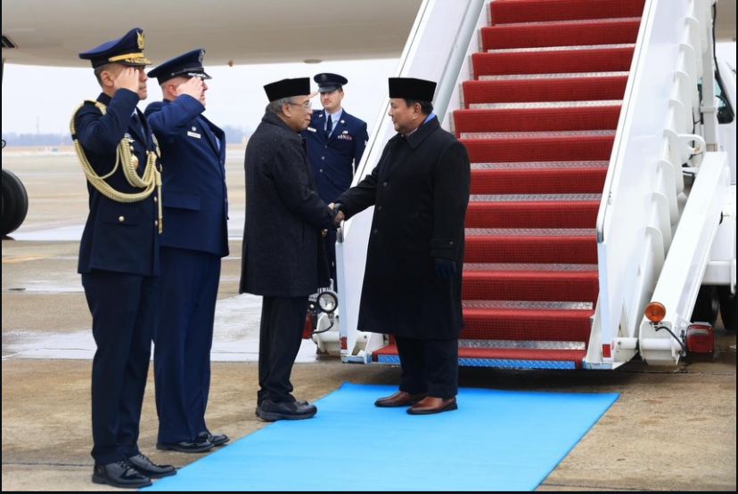 Prabowo tiba di Washington DC untuk menghadiri pertemuan bisnis, KTT Perdamaian Gaza, dan agenda bilateral dengan Presiden AS. (Sumber : Instagram @presidenrepublikindonesia)