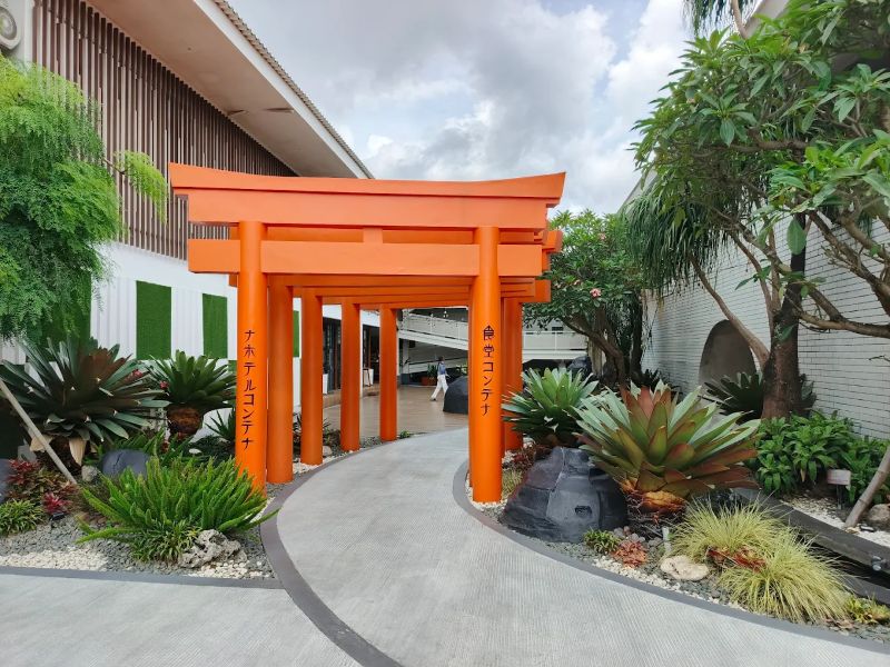 ALA JEPANG: Kontena Hotel di Kota Batu miliki desain unik yang menjadi daya tarik utama wisatawan Kota Batu. (Tangkapan Layar Google Maps)