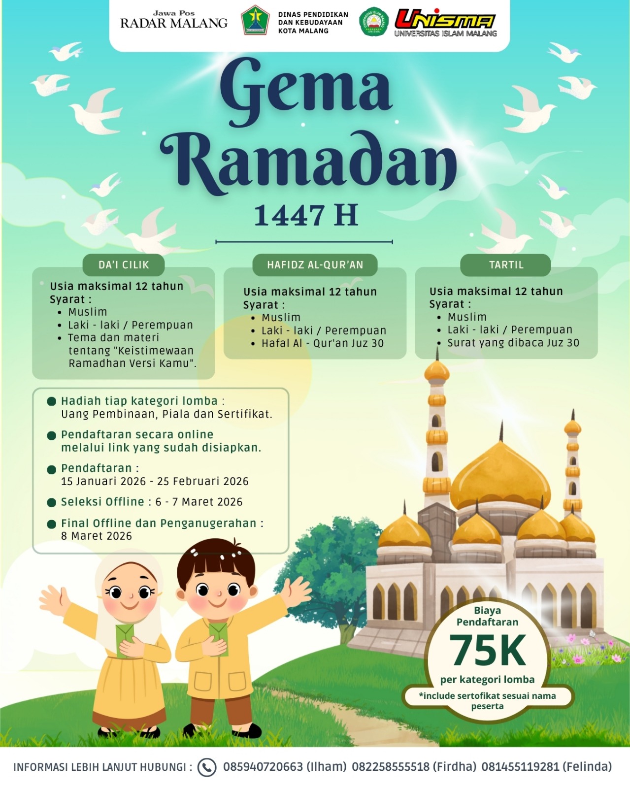 Buruan Daftar Gema Ramadan 1447 H