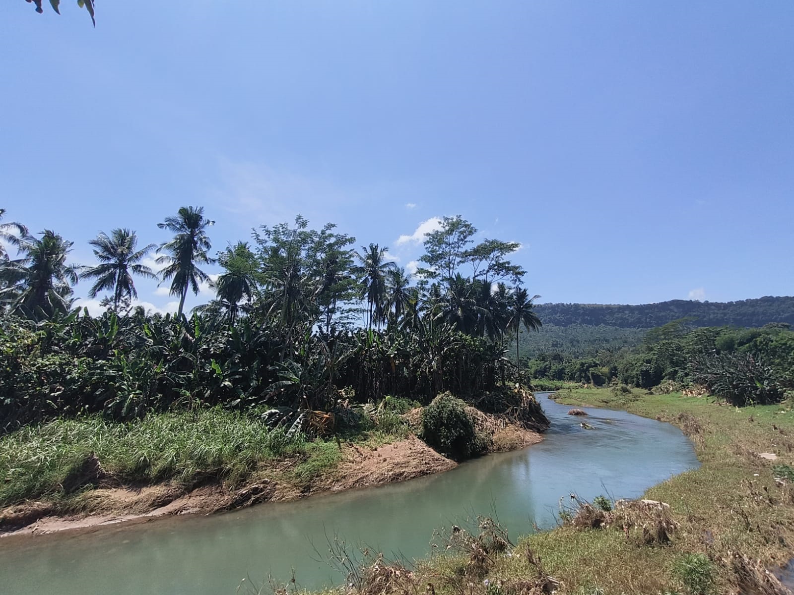 SEMPAT DISURVEI: Sungai Panguluran di Desa Kedungbanteng, Kecamatan Sumbermanjing Wetan (Sumawe) memerlukan normalisasi karena sedimentasinya cukup parah. 