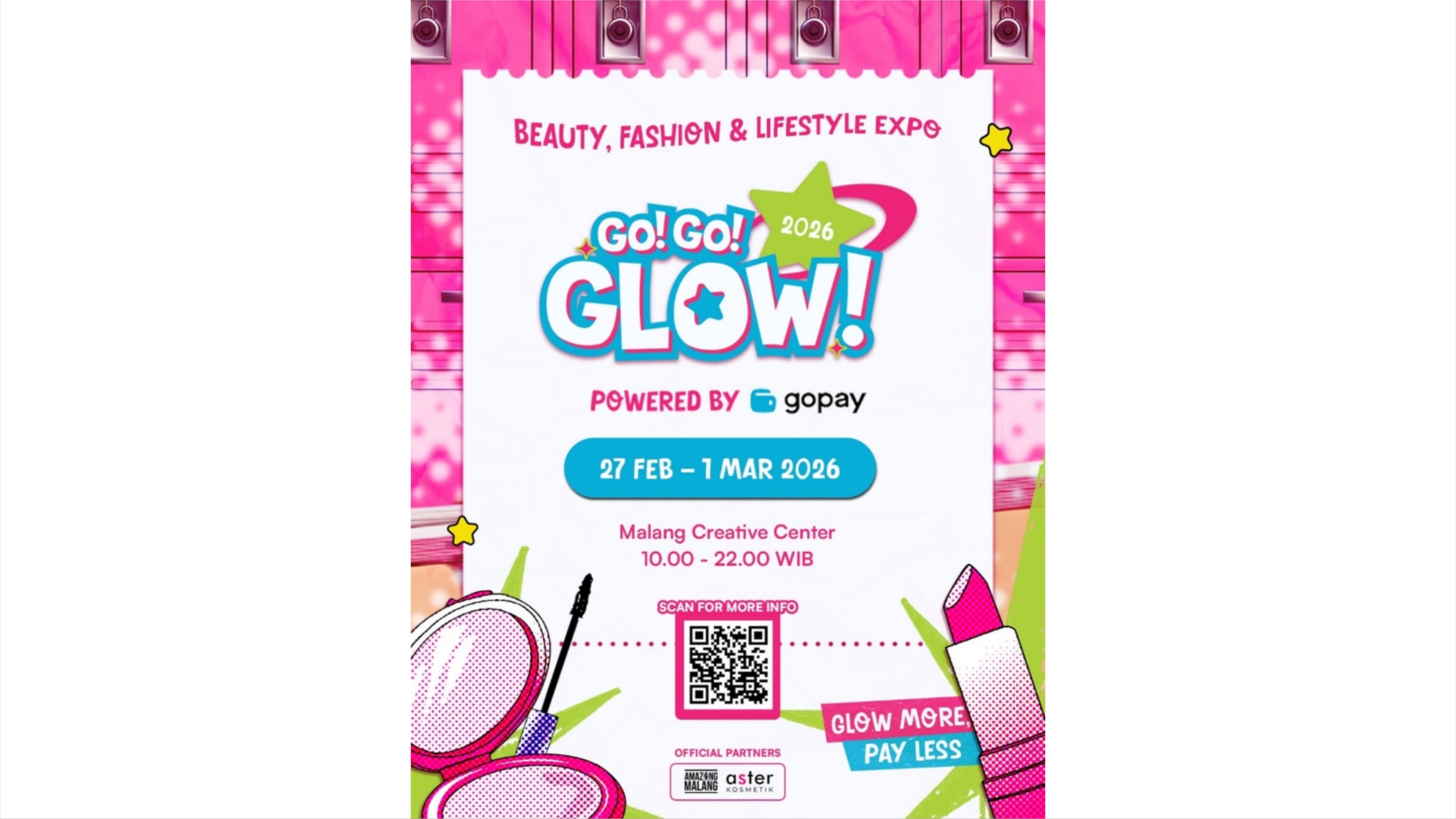 Malang Siap Glow Up bersama Go! Go! Glow!