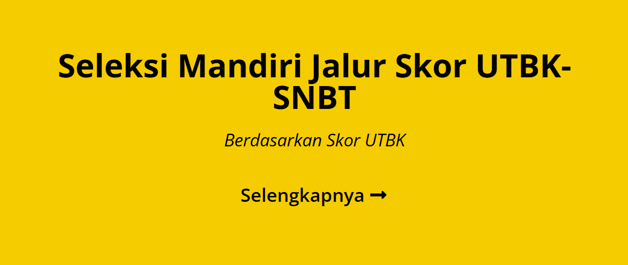 Jangan menyerah setelah gagal SNBP dan SNBT! Seleksi Mandiri TMBK Universitas Negeri Malang masih dibuka dengan jadwal dan biaya pendaftaran. (Website UM)