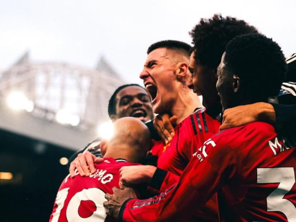 TAJAM: Benjamin Sesko mencetak gol kemenangan saat Manchester United menjamu Crystal Palace, malam ini (1/3).
