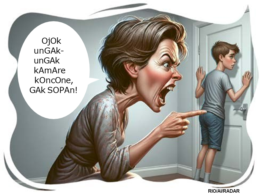 Illustrasi orang menegur. (RIO/AI/RADAR MALANG)