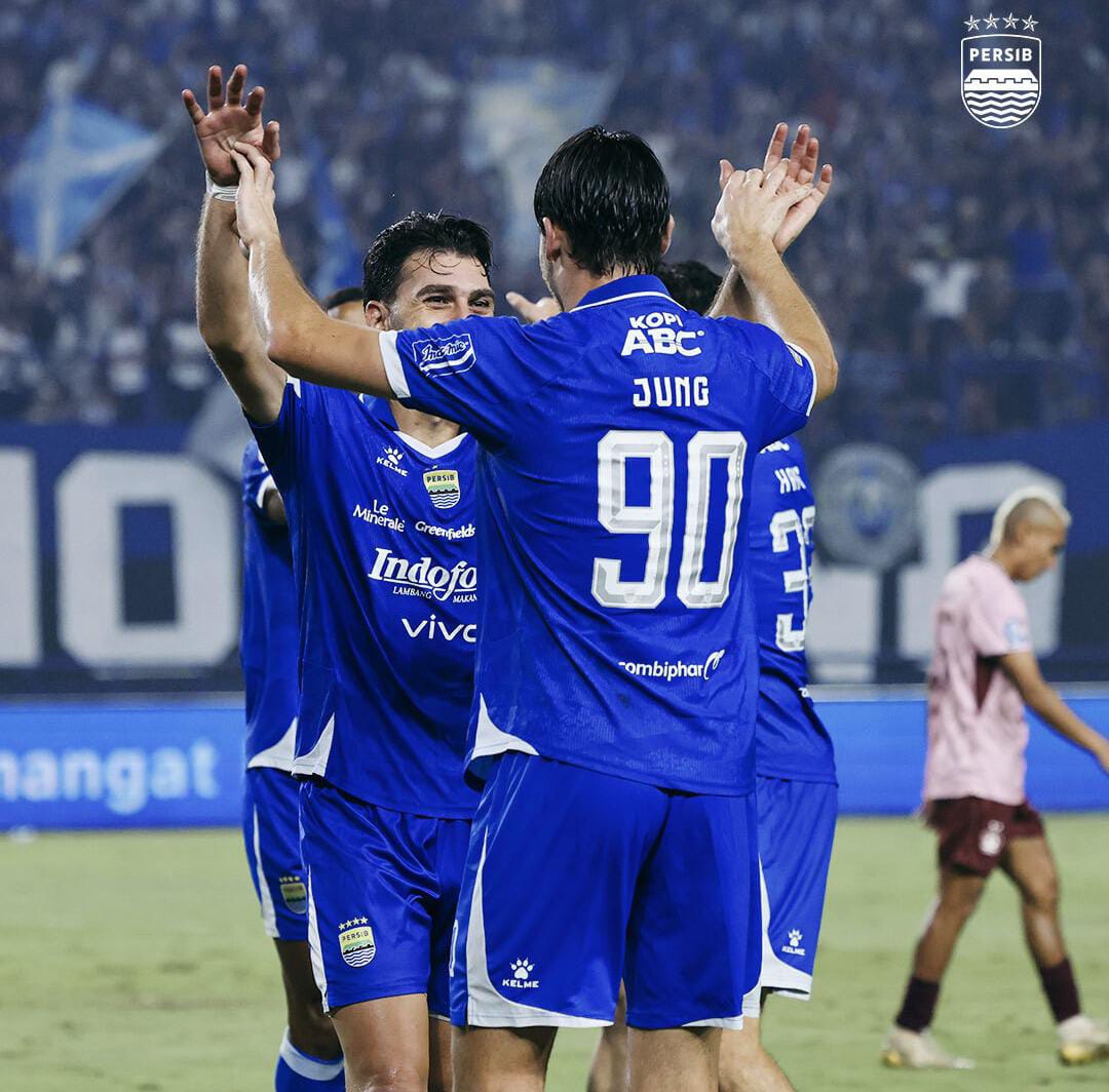 Persib Bandung menang 3-0 atas Persik Kediri pada pekan ke-25 BRI Super League 2025/2026 Senin (9/3/2026), Andrew Jung mencetak dua gol di pertandingan (Instagram @persib)