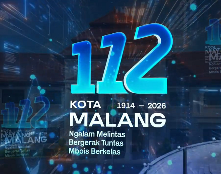 Logo HUT Ke-112 Kota Malang. (Pemkot Malang)