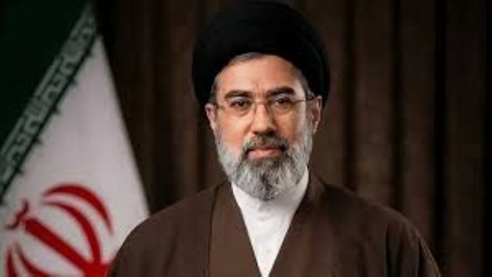 Ayatollah Seyyed Mojtaba Hosseini Khamenei resmi terpilih sebagai Pemimpin Tertinggi ketiga Republik Islam Iran pada Minggu (8/3/2026). (Sumber: TV BRICS)