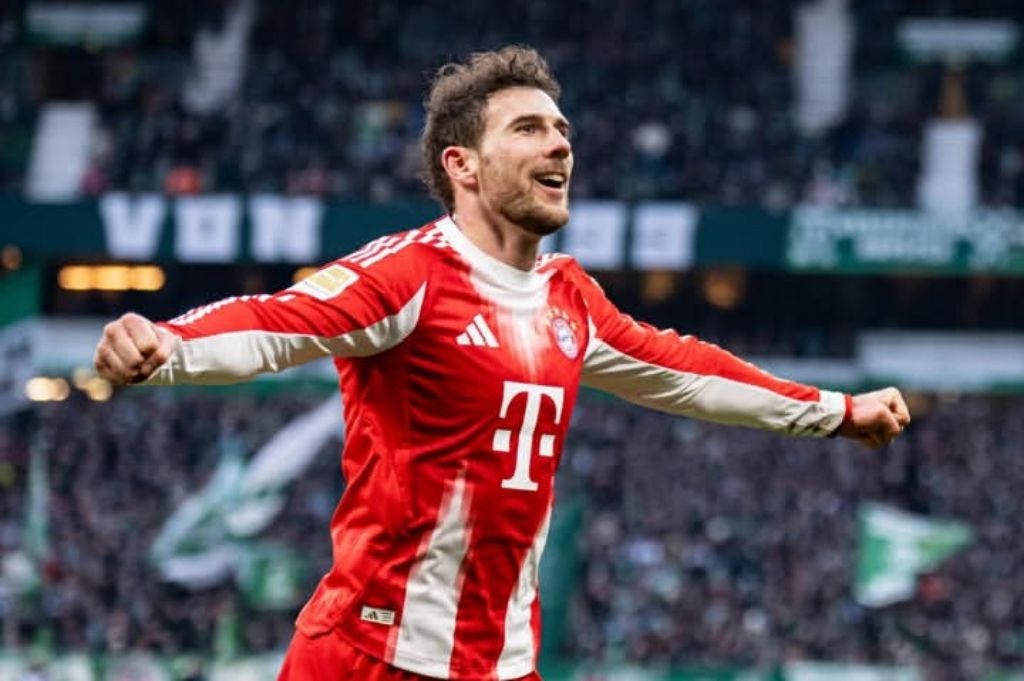 BEBAS TRANSFER: Kontrak Leon Goretzka yanh berakhir Juni 2026 bersama Bayern Munchen menjadi daya tarik bagi klub-klub elite Eropa merebut tanda tangannya.