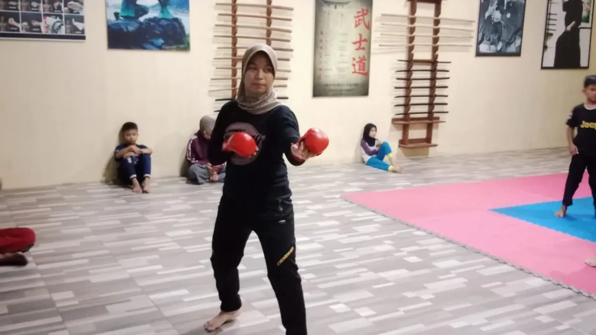 Atlet Forki Kota Malang menjalani latihan saat Ramadan. (Istimewa)