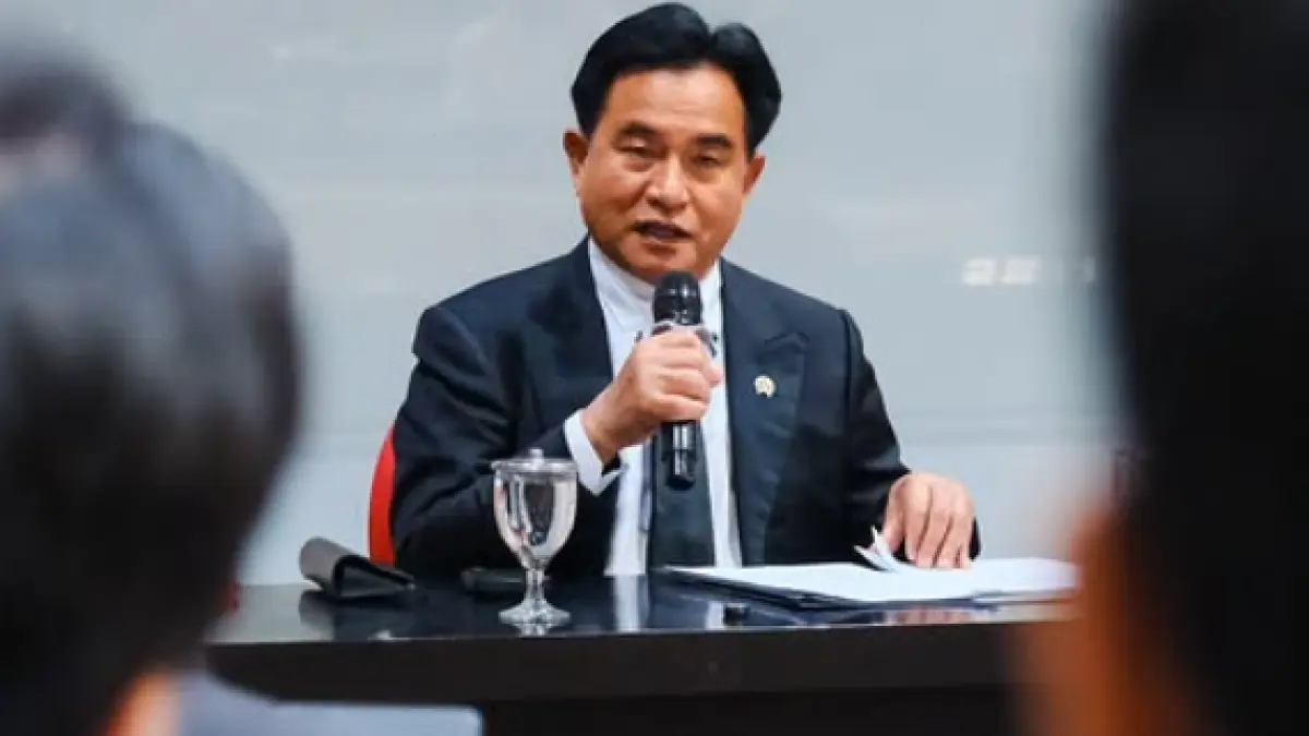Menteri Koordinator Bidang Hukum, HAM, Imigrasi, dan Pemasyarakatan, Yusril Ihza Mahendra. (@yusrilihzamhd)