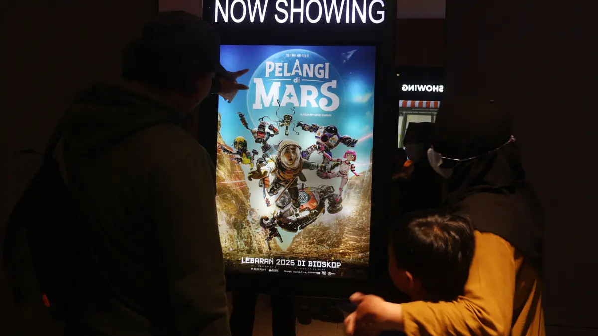SERENTAK: Pelangi di Mars diputar di seluruh bioskop di Indonesia mulai 18 Maret 2026 ini.