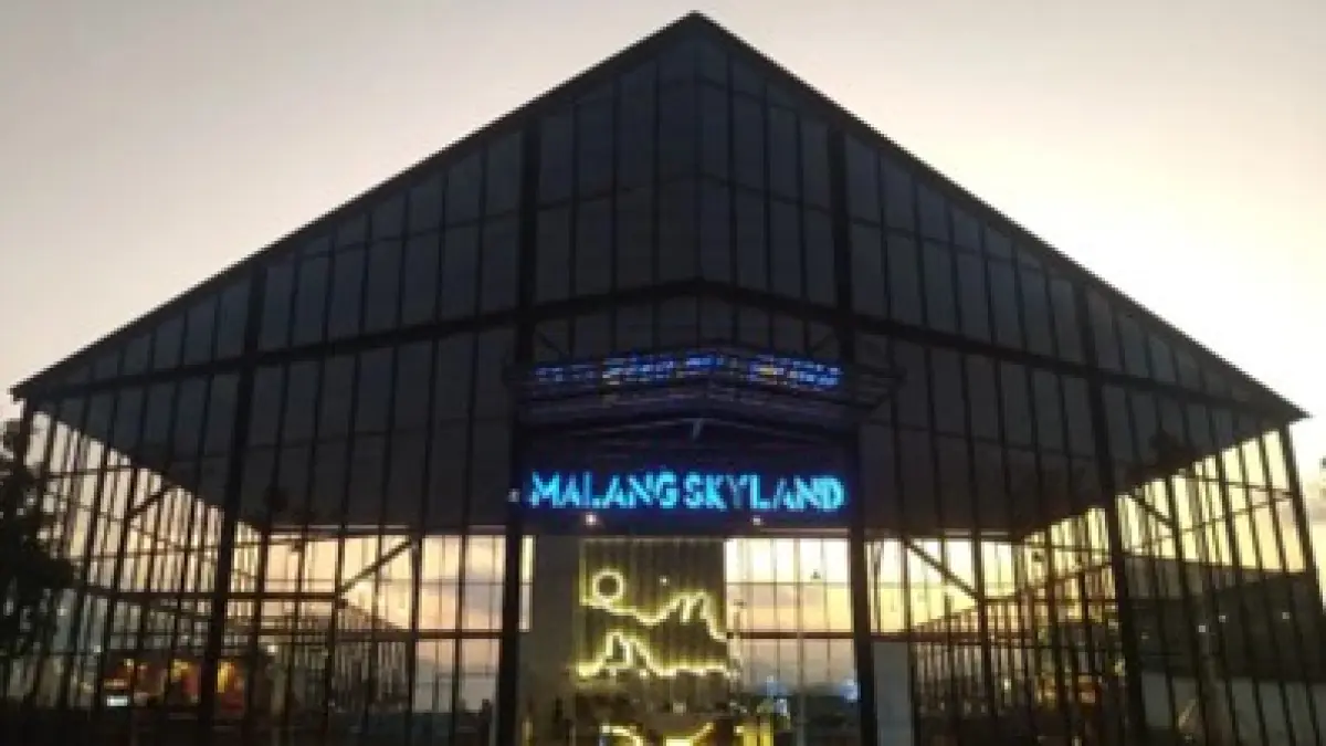 PASCA LEBARAN: Malang Skyland merupakan wisata ikon wisata adrenalin dan estetika di ketinggian Karangploso yang bisa jadi rekomendasi lokasi wisata pasca lebaran. (Sumber: Nagan Tour)