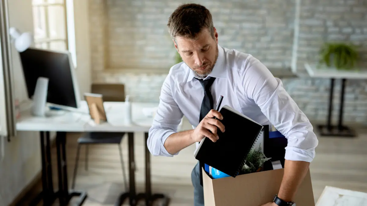 Ilustrasi karyawan resign. (Freepik)