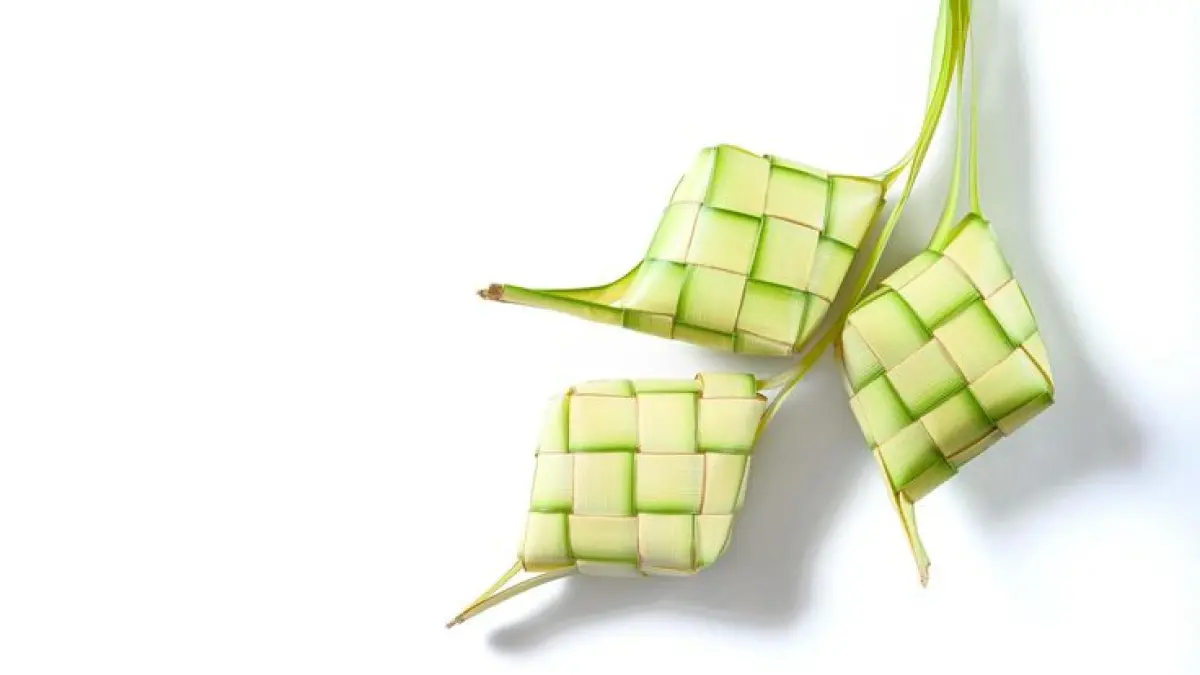 Ilustrasi ketupat. (Vecteezy).