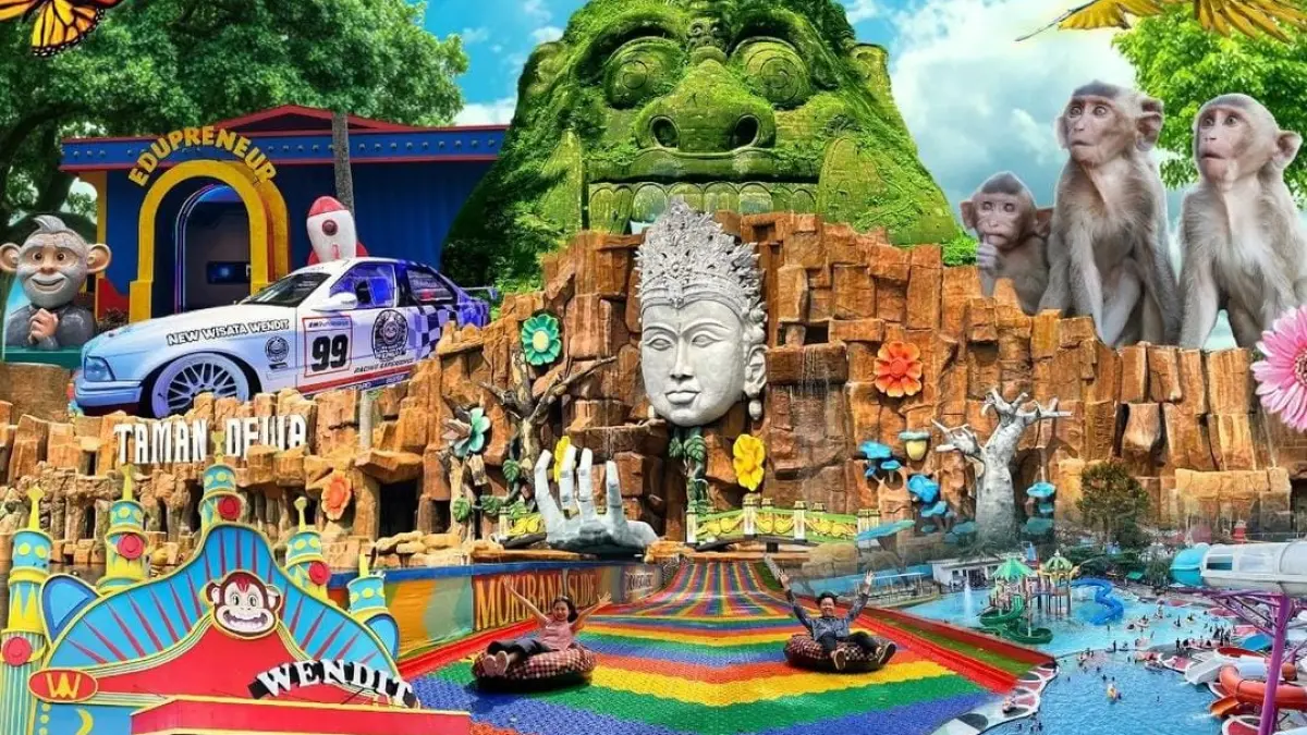 Liburan seru bareng keluarga di wisata Wendit. (Instagram @newwisatawendit)