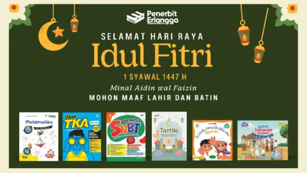 Rayakan Kemenangan dengan Semangat Literasi: Harmoni Lebaran Bersama Penerbit Erlangga