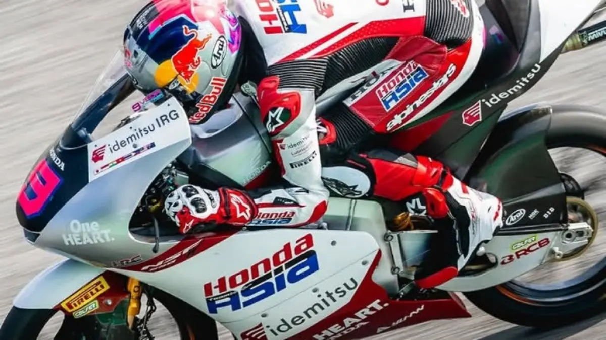 MELESAT: Veda Ega Pratama tampil gemilang dalam babak kualifikasi Moto3 GP Brasil dini hari tadi (22/3).