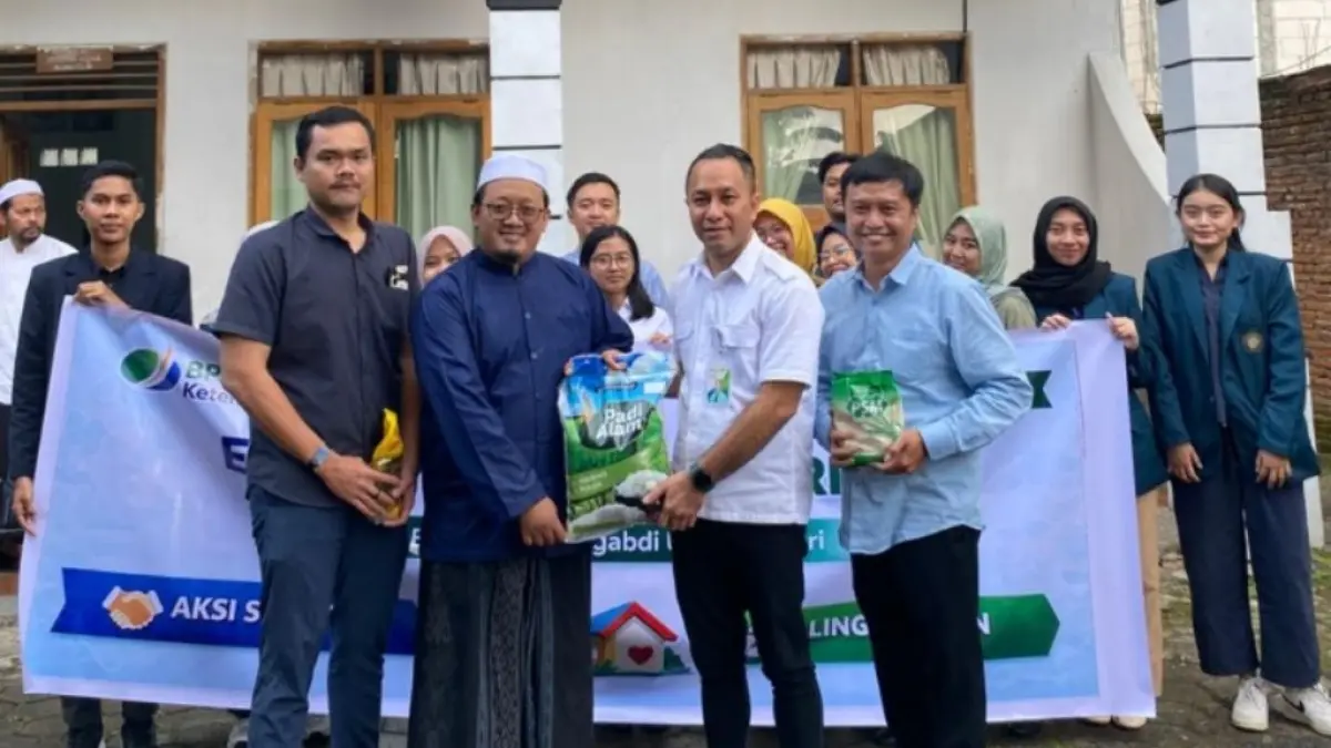 SOSIAL; BPJS Ketenagakerjaan BPJS Ketenagakerjaan Cabang Batu Salurkan Bantuan Sembako kepada Panti Asuhan Melalui Kegiatan Employee Volunteering.