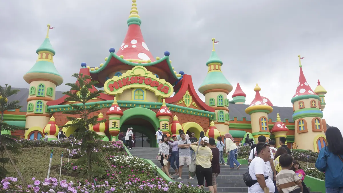 Salah satu spot di Mikutopia Kota Batu. (Rori Dinanda Bestari/Radar Malang)