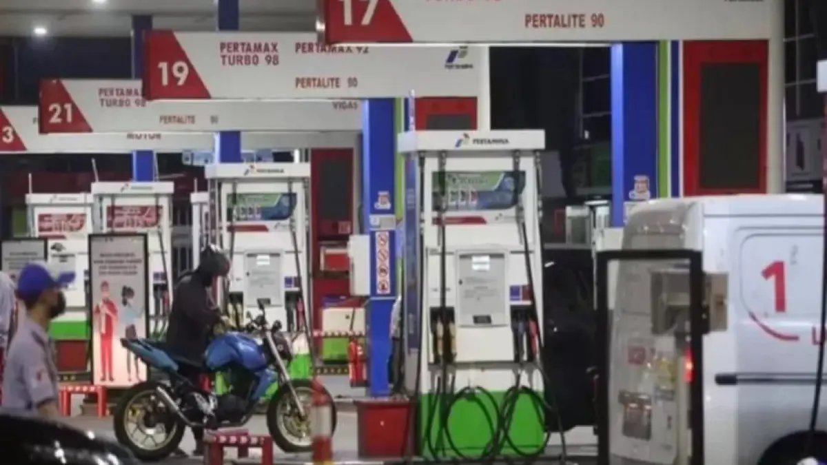 Ilustrasi SPBU Pertamina. (Dok. Jawa Pos)
