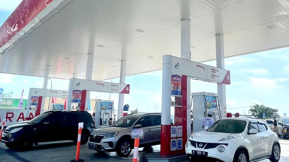 NYAMAN: SPBU Pertamina siap memberikan pelayanan maksimal kepada konsumen.