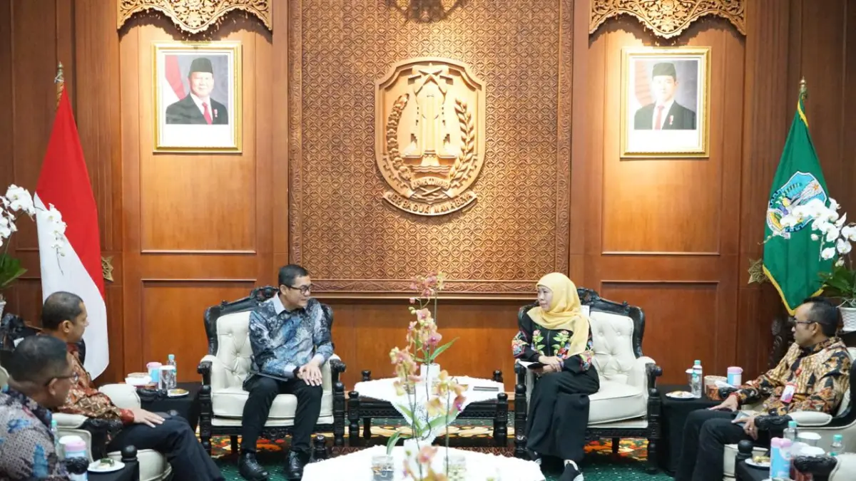 SINERGI: Audiensi antara Pertamina Patra Niaga Regional Jatimbalinus dengan Gubernur Jawa Timur, Khofifah Indar Parawansa.
