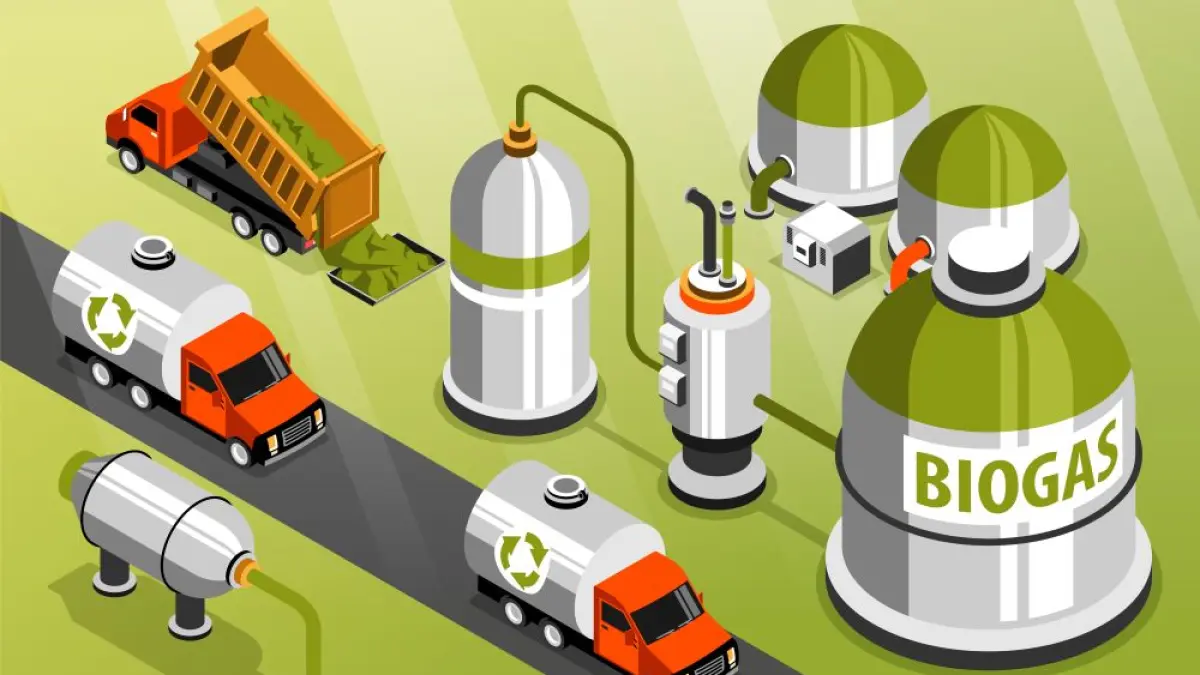 Illustrasi pengelolaan energi biogas sebagai solusi alternatif di tengah krisis energi global. (Freepik)