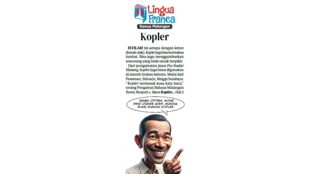 ”Kenek dititeni, wong sing utange akeh, mundak suwe mundak kopler,”