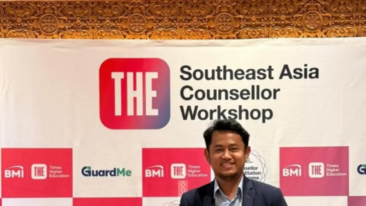 KOMITMEN: Senior College Counsellor sekaligus Manager Thursina Awards and Scholarship Thursina IIBS Moh Suhaili saat mengikuti Southeast Asia Counsellor Workshop.