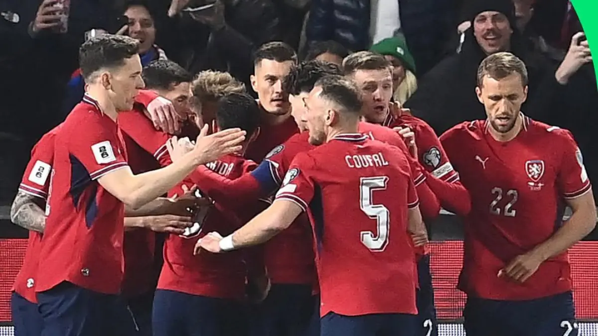 Para pemain Timnas Ceko merayakan keberhasilan lolos ke Piala Dunia FIFA 2026. Ceko dipastikan menjadi salah satu peserta dan akan bersaing di Grup A. (Instagram @fifaworldcup)