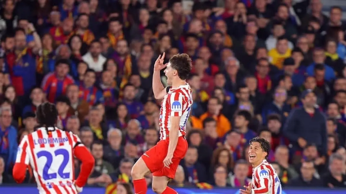 Atletico Madrid berhasil meraih 3 poin usai mengalahkan Barcelona pada pertandingan dini hari (9/4). Instagram: atleticodemadrid.