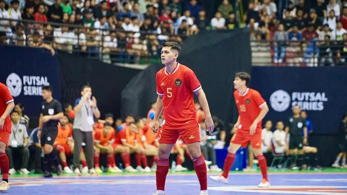 Tiga poin kemenangan. Andres Dwi Persada, striker Unggul FC Malang, jadi sorotan usai bungkam Australia. (Instagram @andres_dwi19)