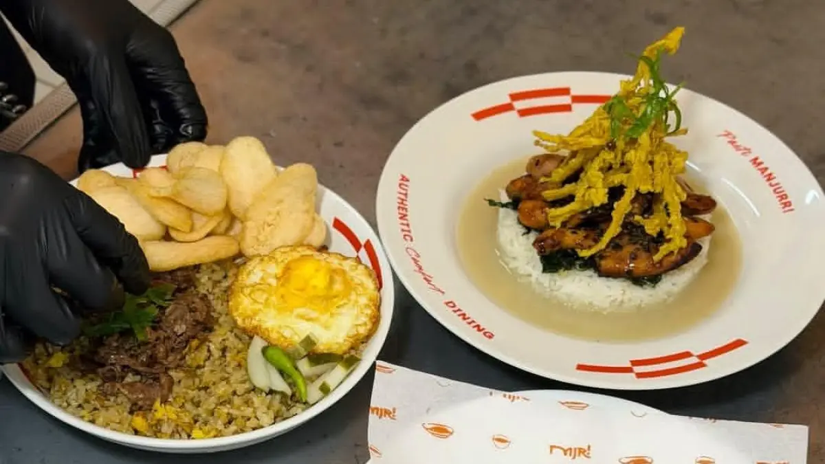 Kedai dengan porsi jumbo buat kamu yang makan dengan porsi jumbo juga. (Instagram @kedaimanjurr)