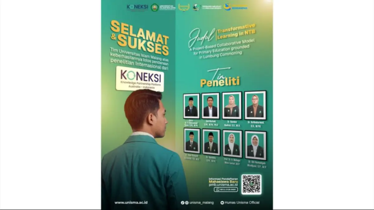 UNISMA Raih Hibah Riset Internasional KONEKSI
