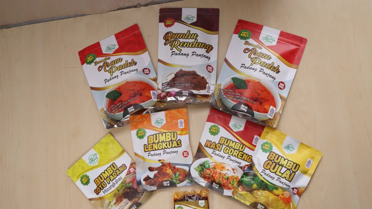 Berawal dari Dapur Rumah, UMKM Bumbu Instan Padang Panjang Tembus Pasar Ekspor
