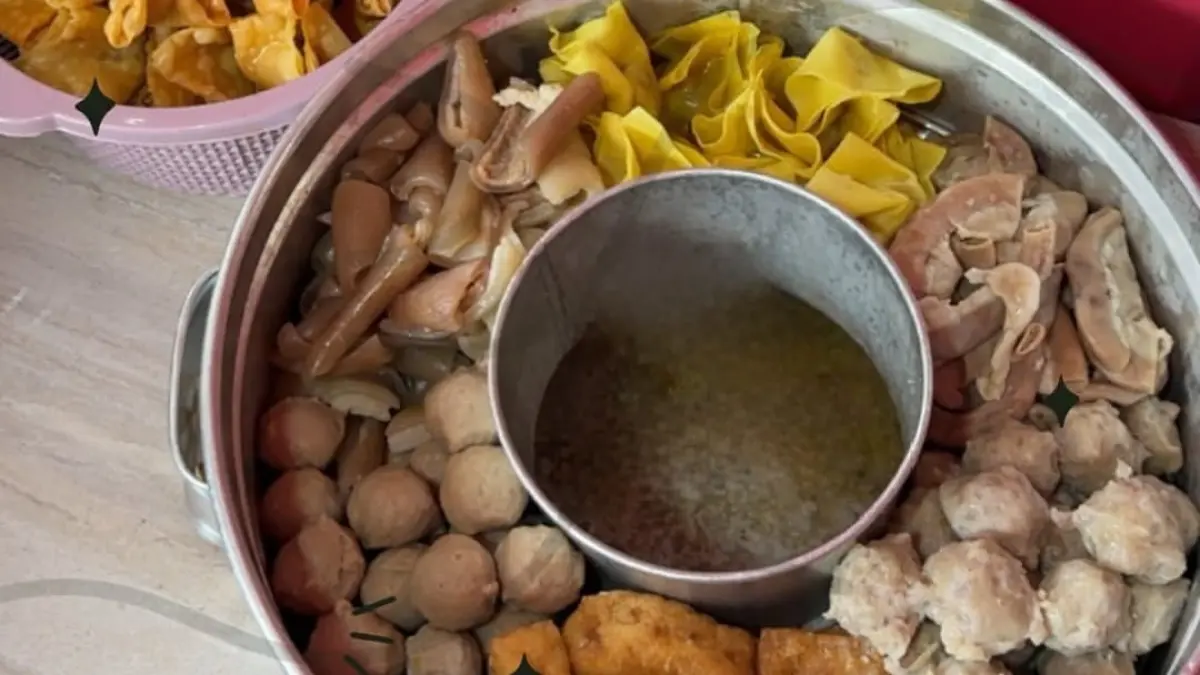 Kuliner bakso nonhalal Bakso Domuz. (Instagram @baksodomuz)