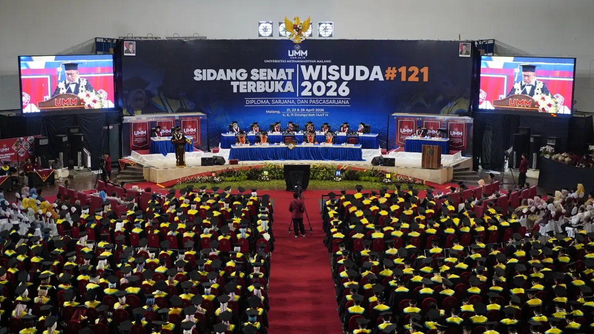 Prosesi wisuda UMM