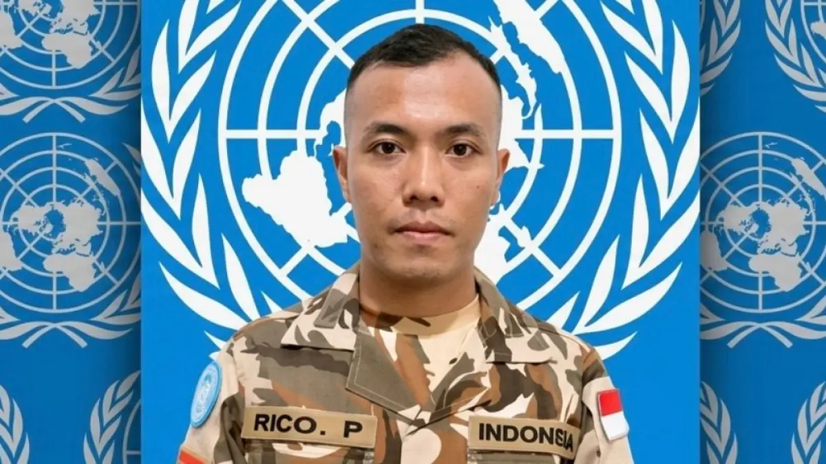 BERITA DUKA: Prajurit TNI gugur dalam misi UNIFIL akibat serangan Israel ke Lebanon. (Sumber: Istimewa)